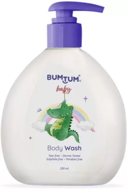 BUMTUM Baby Bodywash, No Tear, Paraben & Sulfate Free Top to Toe Wash