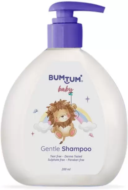 BUMTUM Gentle Baby Shampoo, No Tears, Paraben & Sulfate Free, Derma Tested  (200 ml)